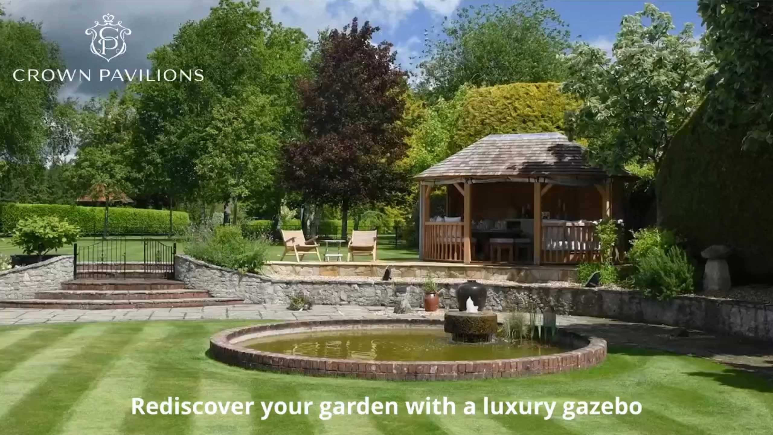 Watch our wooden gazebos video
