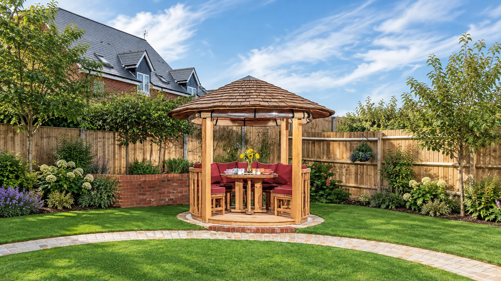 Crown Chelsea wooden gazebos