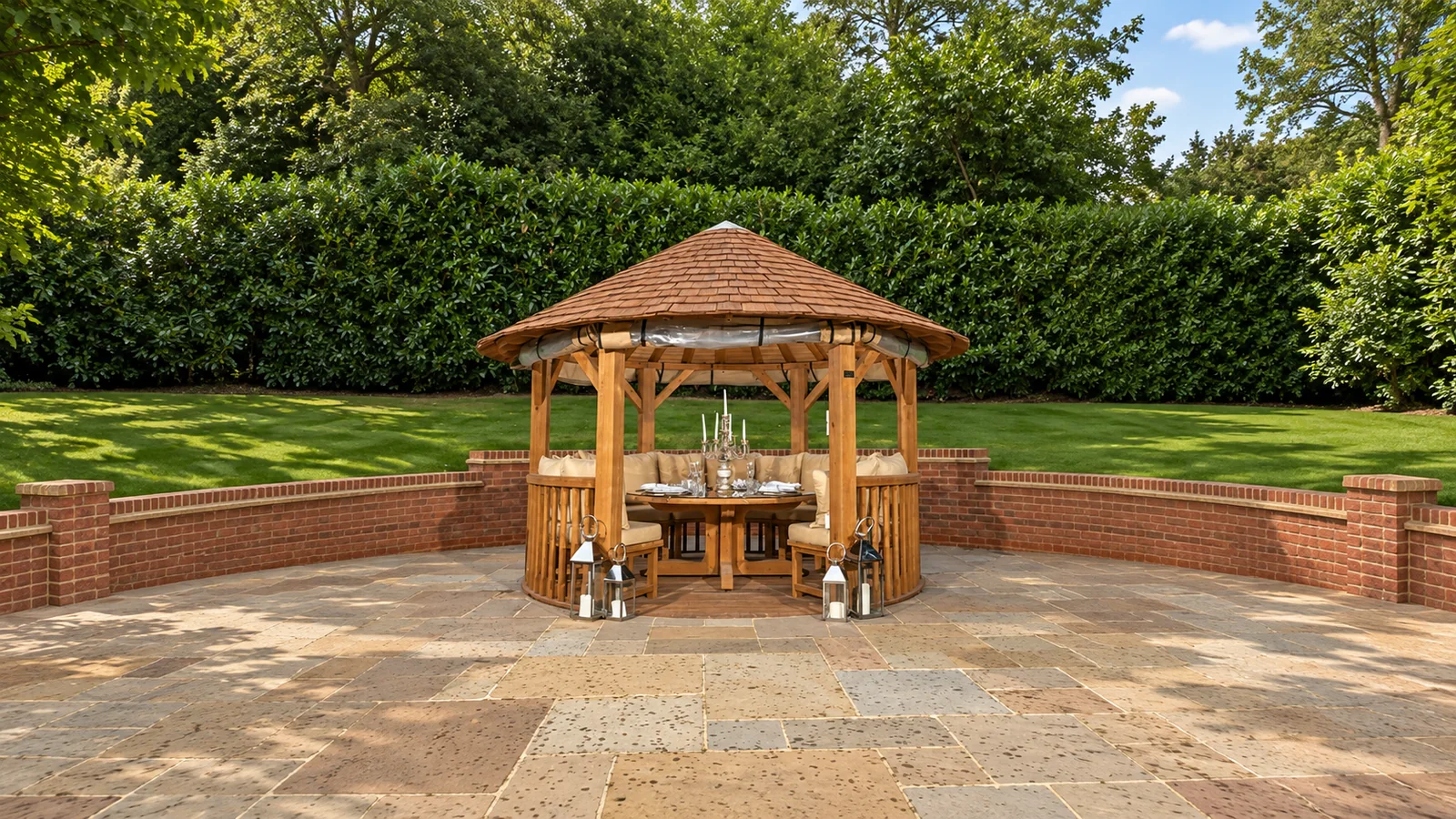 Crown Edward wooden gazebos