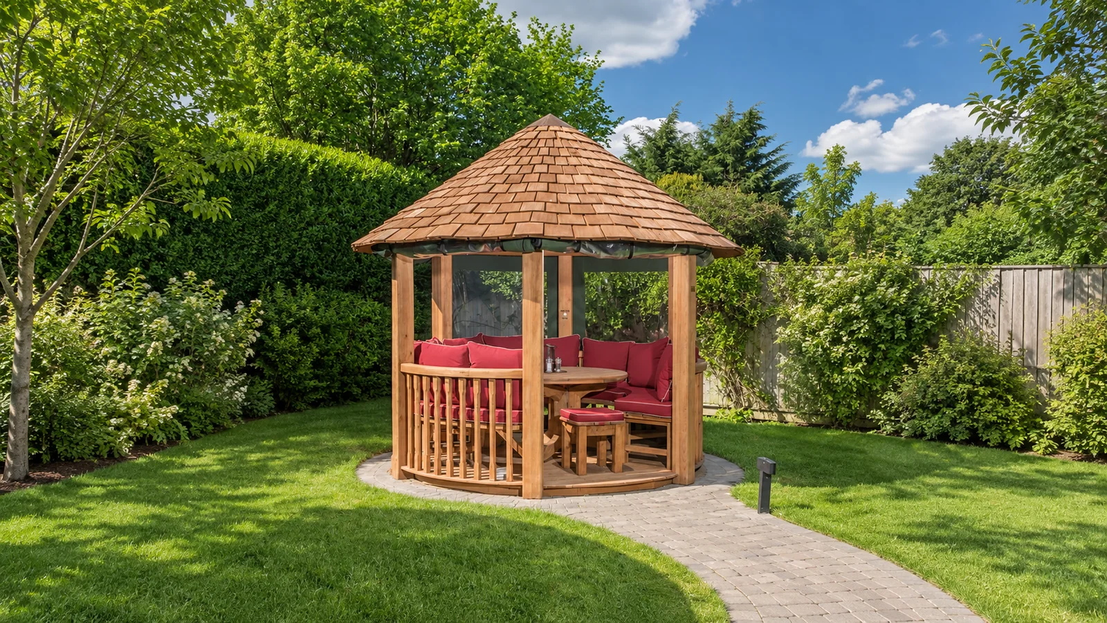 Crown Elizabeth wooden gazebos