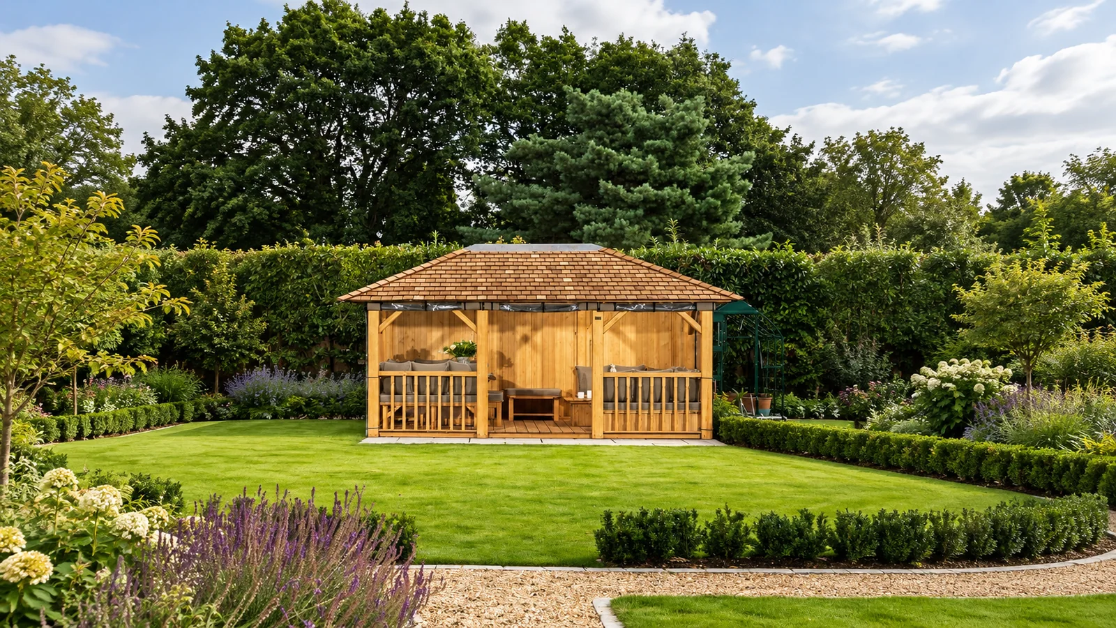 Crown Orangery wooden gazebos