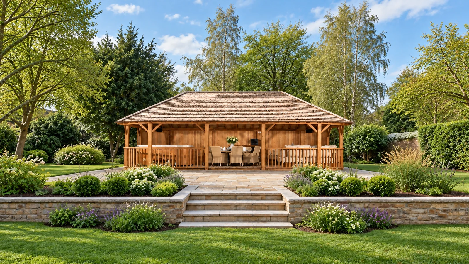 Crown Versailles wooden gazebos