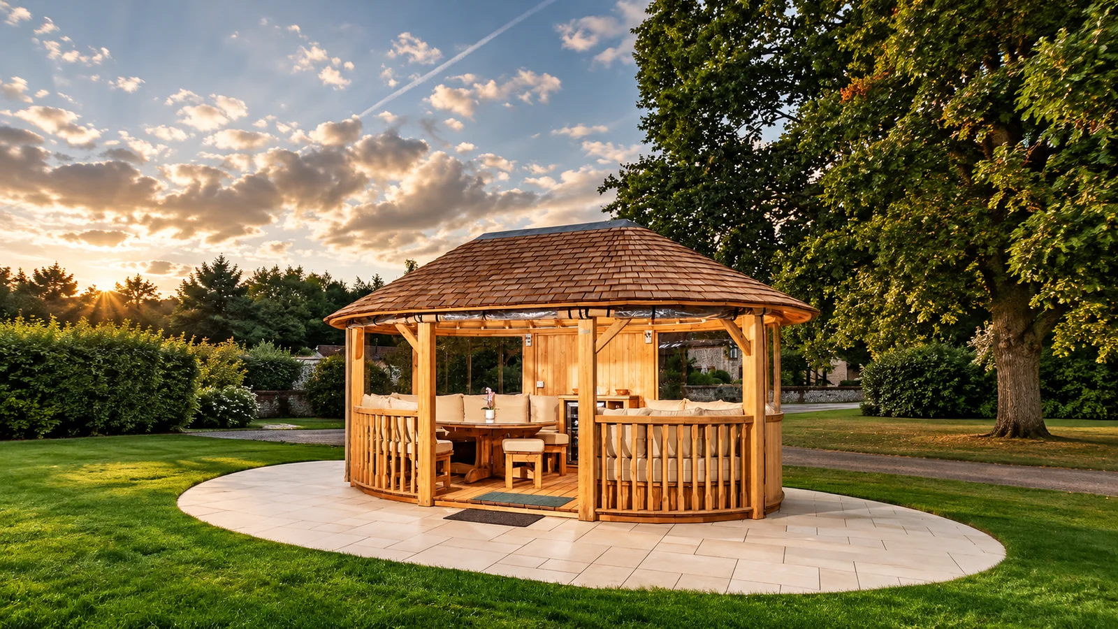 Crown Windsor wooden gazebos