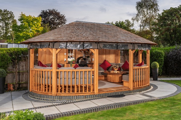 Caractéristiques d'un grand gazebo