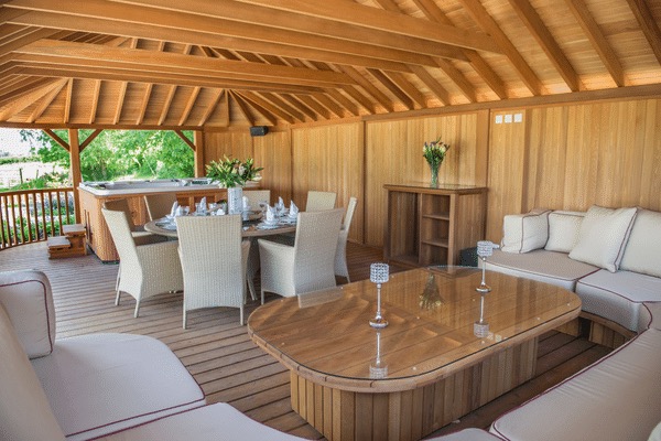 Gazebo Versailles avec Spa