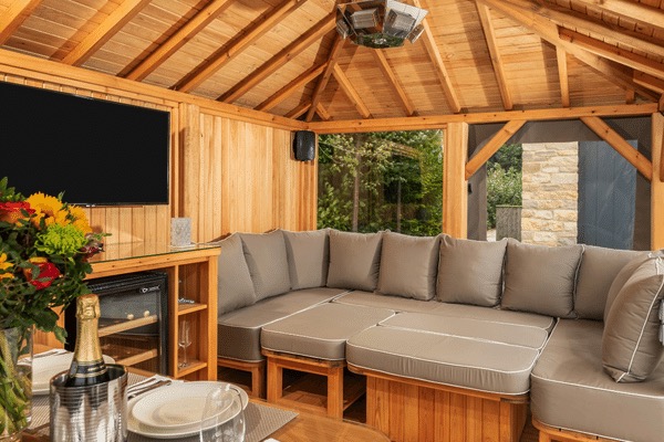 Le magnifique gazebo rectangulaire Versailles