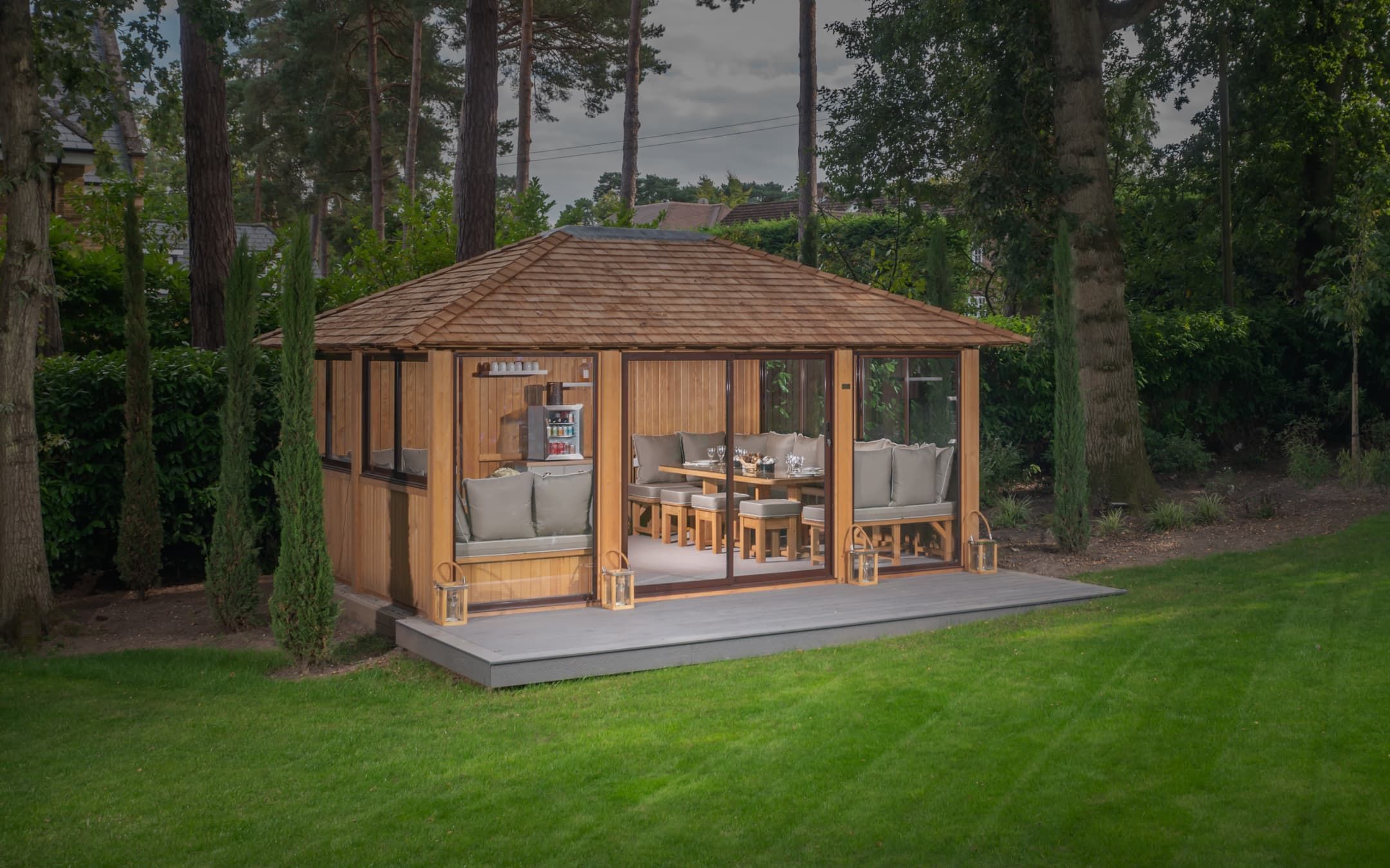 Main redwood structure