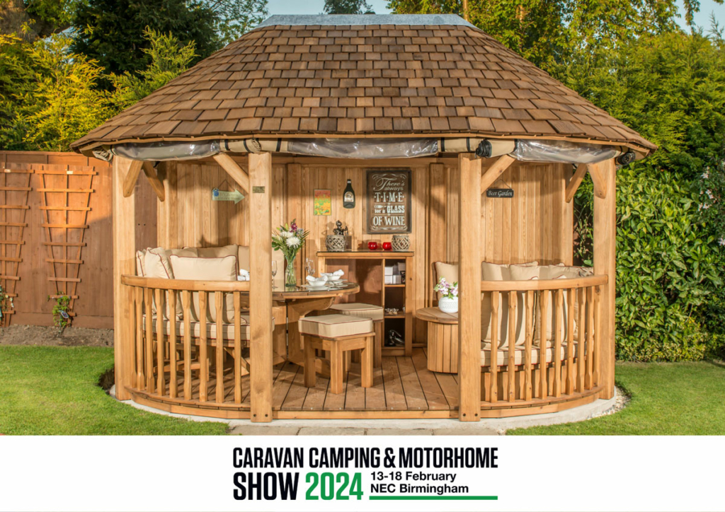 Gazebo with interior seating