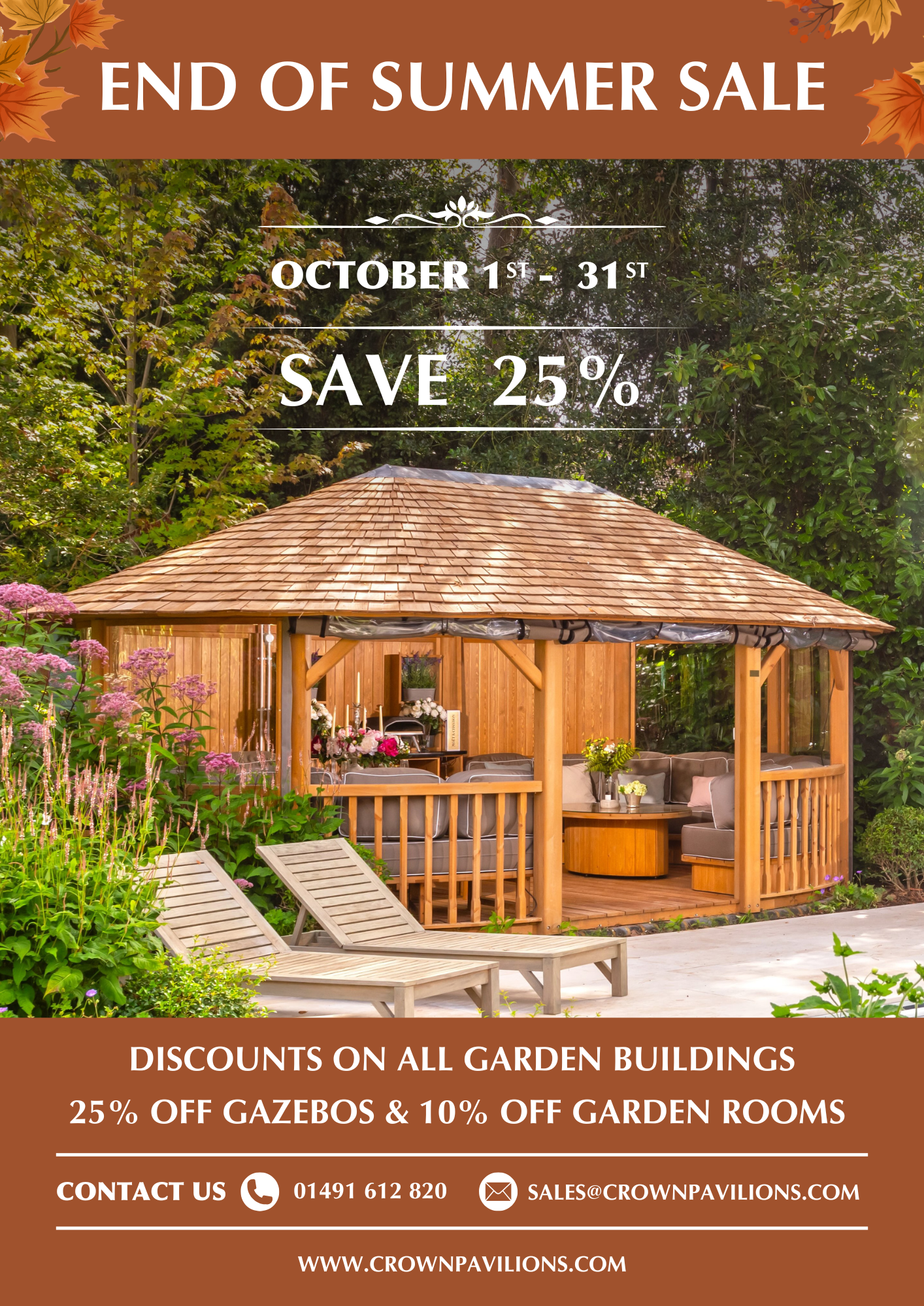 END OF SUMMER SALE Poster 2024