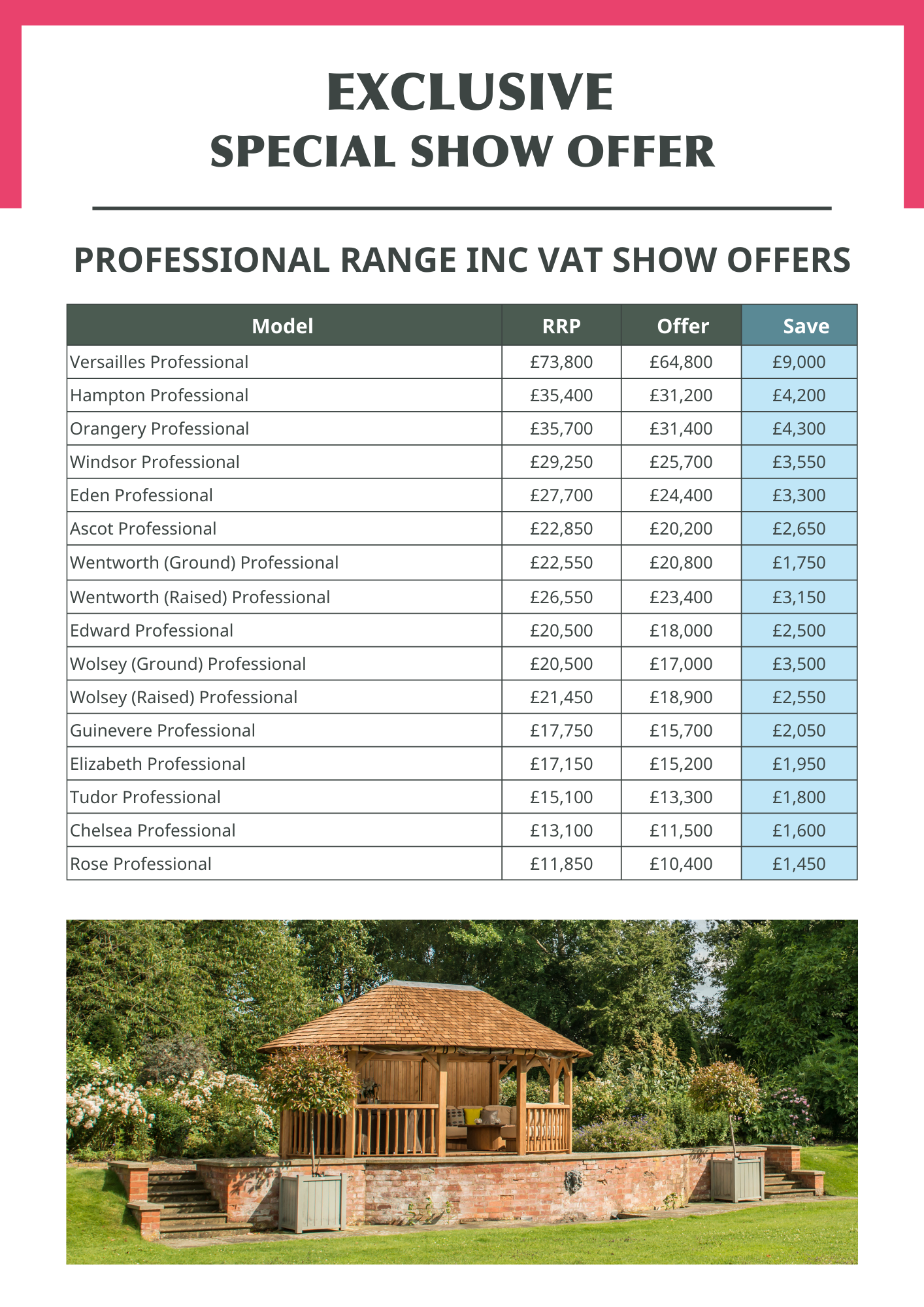 Seasonal offer Price list 2025 - 1